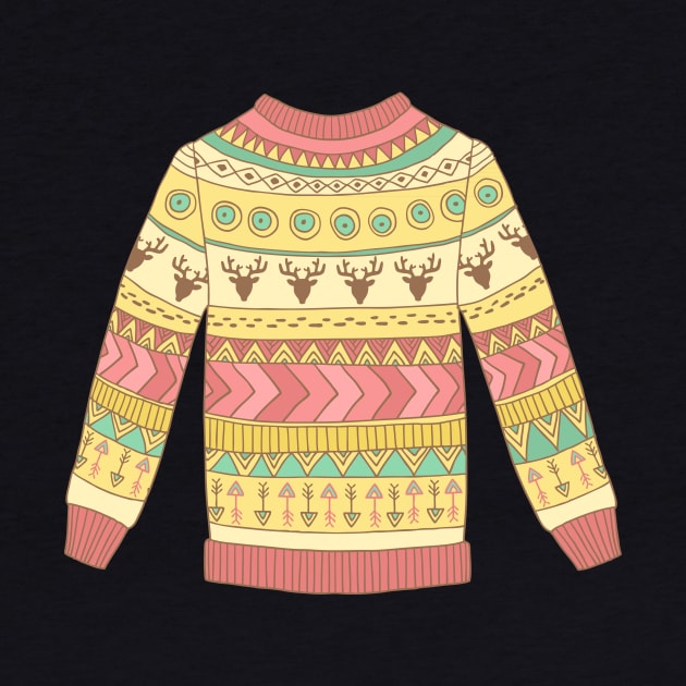 Cute cozy sweater by Olya Yatsenko